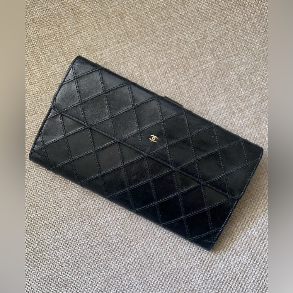 Authentic Black Chanel Wallet - Picture 7 of 12
